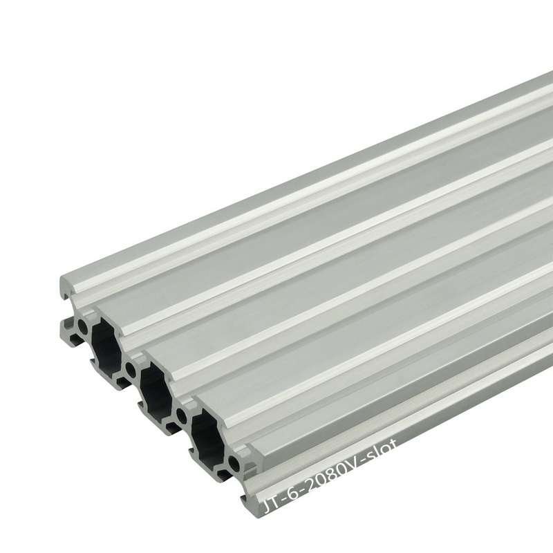 Bodanli 2080v aluminum profile silver white