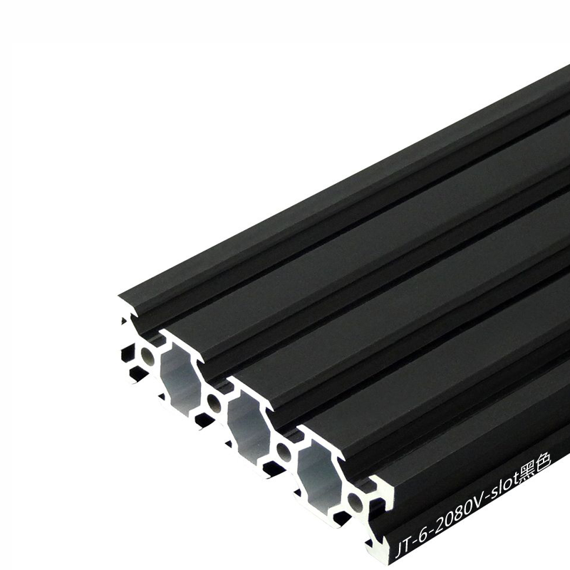 Bodanli 2080v aluminum profile black