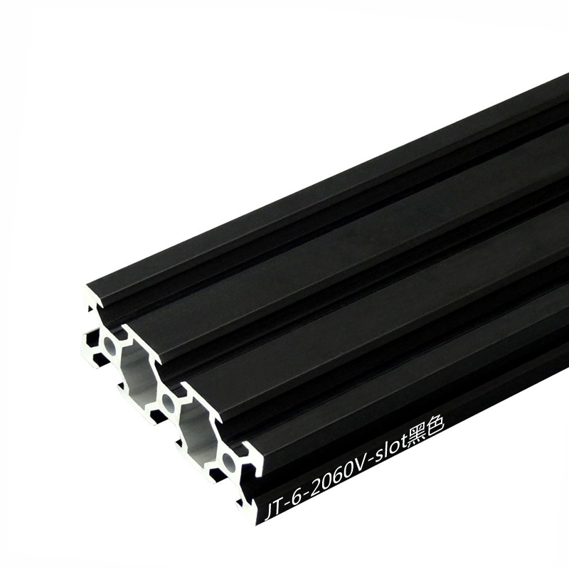 Bodanli 2060v aluminum profile black
